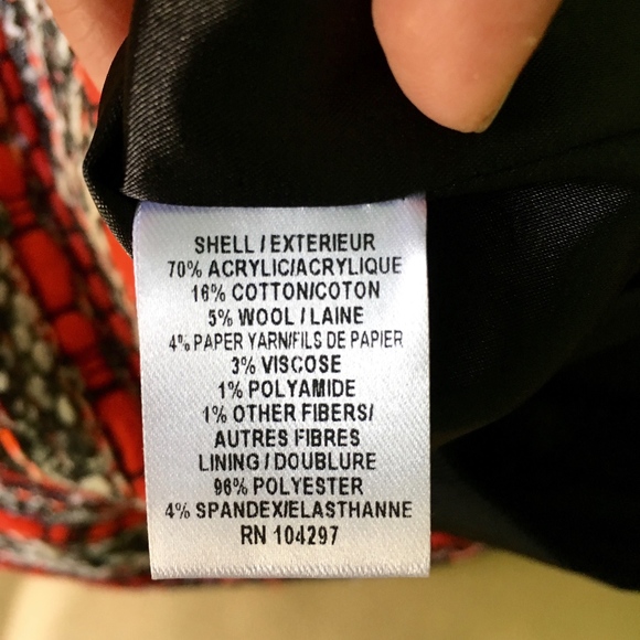 Milly Couture Tweed Mini Skirt Size 4 6 NWT - Picture 8 of 8