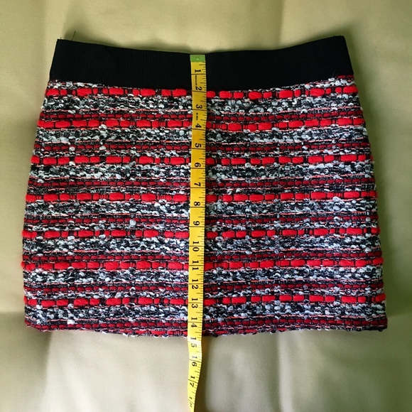 Milly Couture Tweed Mini Skirt Size 4 6 NWT - Picture 6 of 8