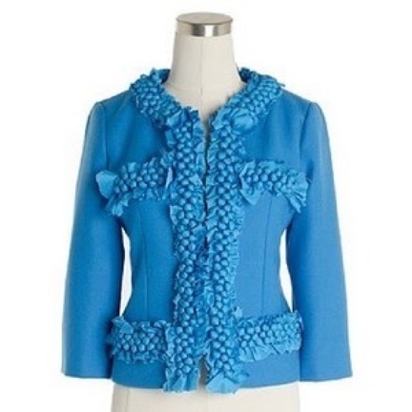 J. Crew Jackets & Blazers - JCrew Astrid Blue Blazer Size 4