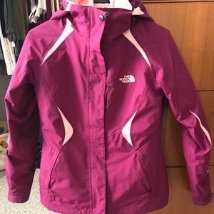 XS North Face 3 in 1 Jacket