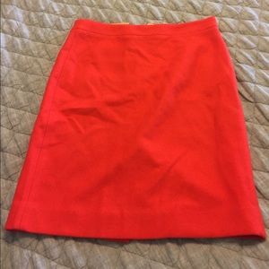 Jcrew lined wool pencil skirt