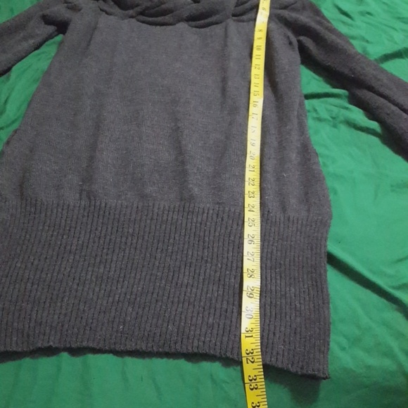 Rue21 Gray Braided Off the Shoulder Sweater - Picture 3 of 7
