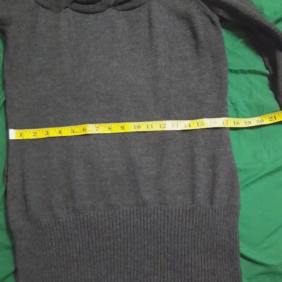 Rue21 Gray Braided Off the Shoulder Sweater - Picture 5 of 7