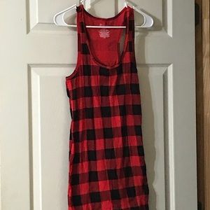 Buffalo check tank top