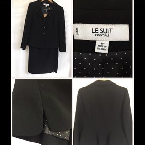 Essential Black skirt suit set