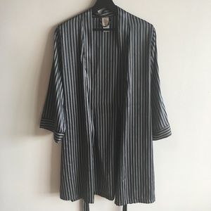 Nordstrom Striped Satin Robe