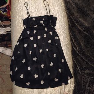 Betsey Johnson Black with White Heart Dress