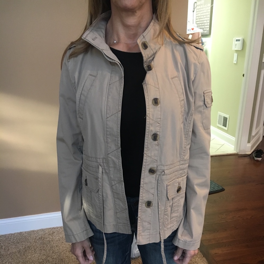 Khaki cargo jacket