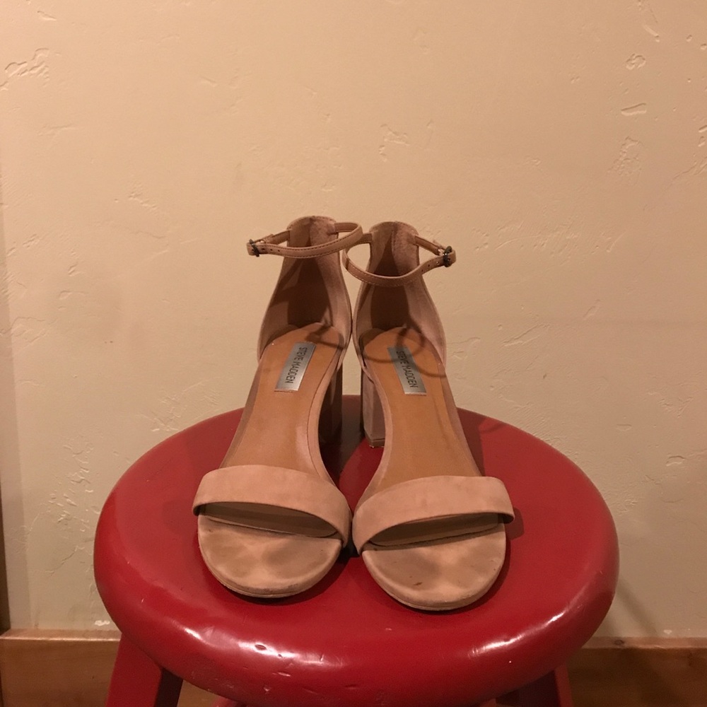 Steve Madden Irenee Tan Nubuck 2 inch heel