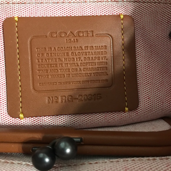Coach Rogue Burgundy Satchel Bag - Picture 6 of 8