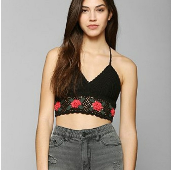 Ecote Tops - BNWT UO crochet crop top