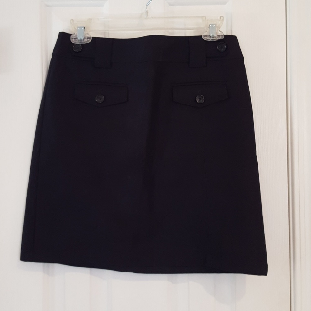 Ann Taylor Navy Skirt 2