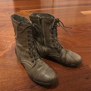 Steve Madden Women’s Troopa Combat Boots, Size 6