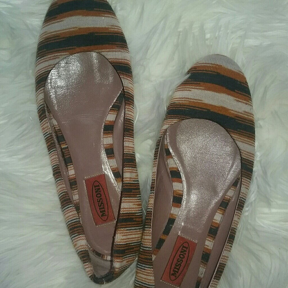 Missoni flats made in Italy