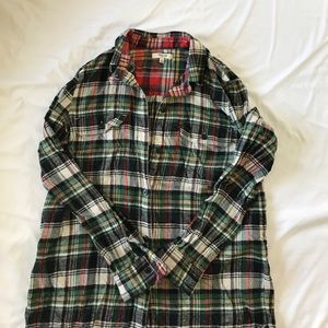 Madewell ex-boyfriend flannel shirt - excellent