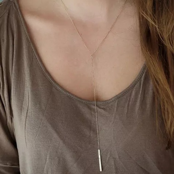 Jewelry - 2 for $15 long gold chain statement necklace