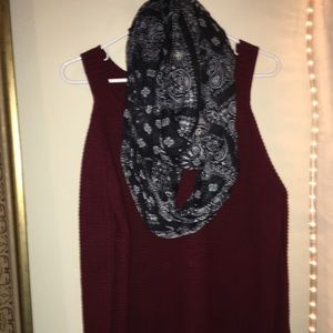 Bandanna infinity scarf