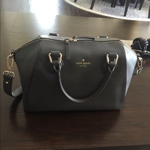 Kate Spade Catherine Street Pippa Grey Satchel