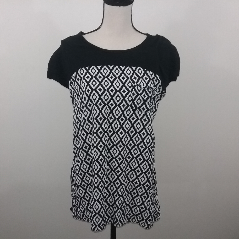 RXB Womens Top Size Large L Short Sleeve (A20)