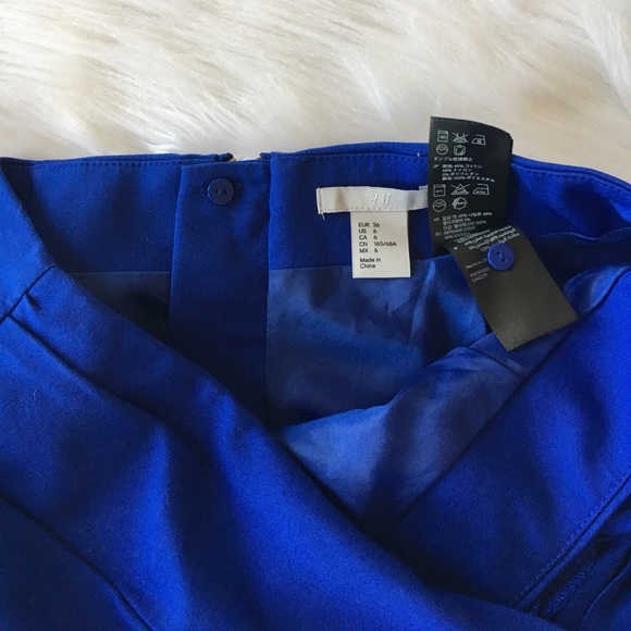 H&M™ Royal Blue Mini Skirt - Picture 4 of 4