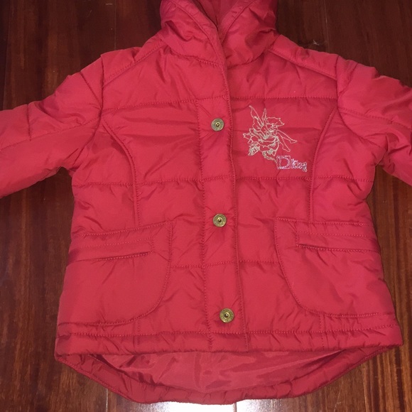 💥 NEW DKNY BABY GIRL CRIMSON RED PUFF JACKET COAT