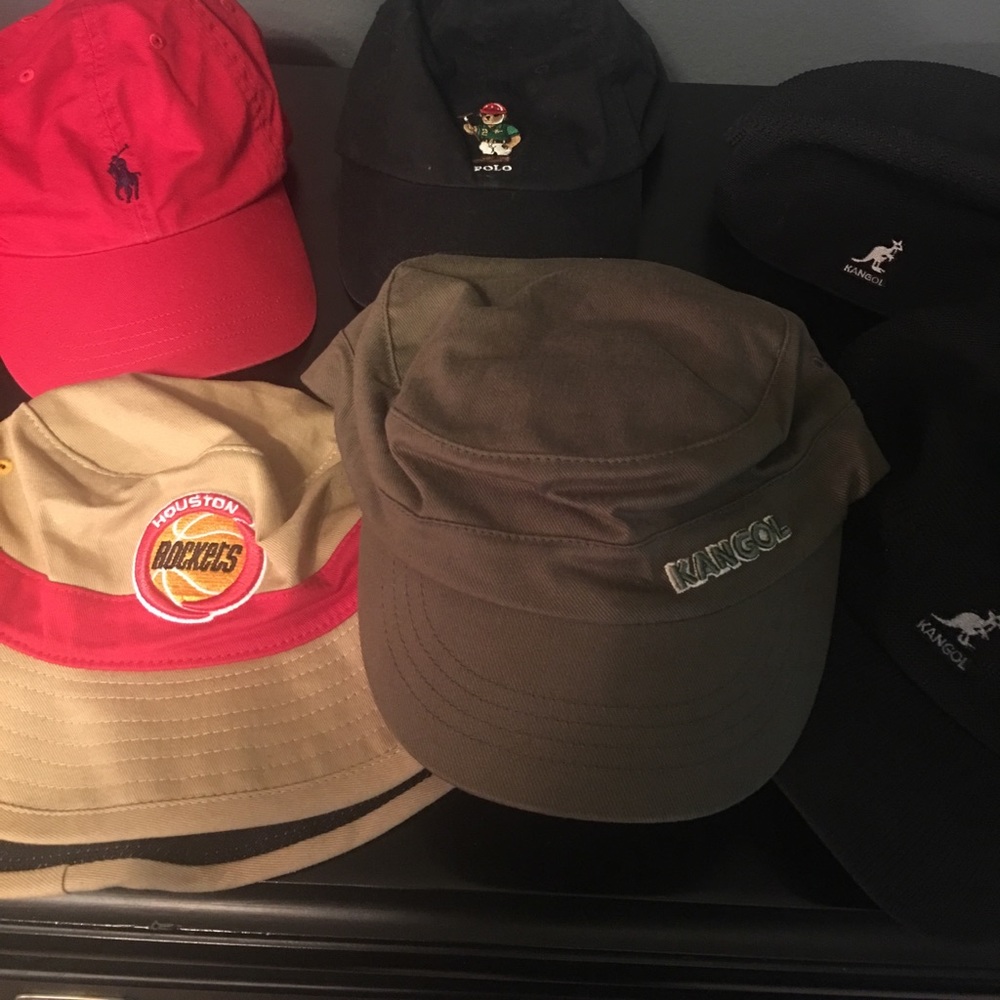 Authentic Polo and Kangol Hats