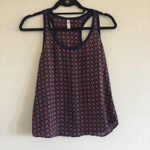 Pattern tank top