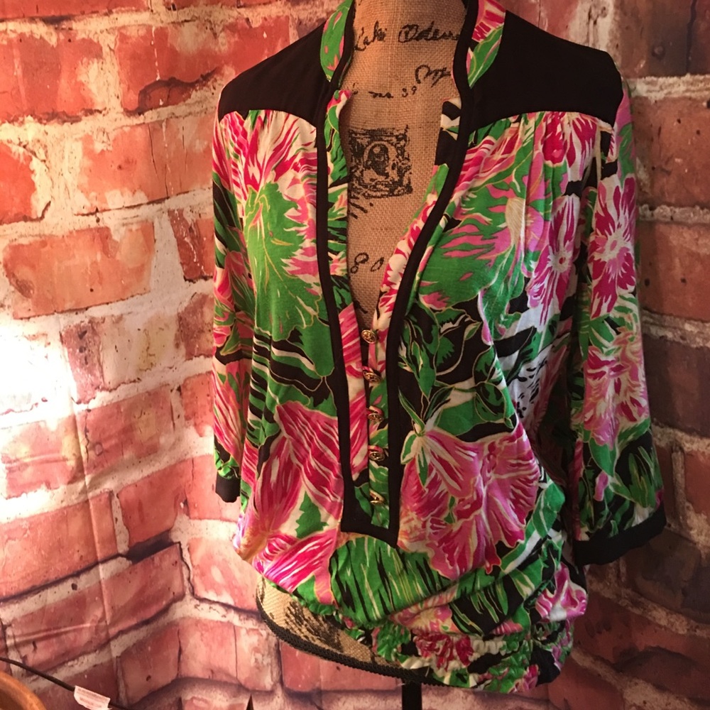 Floral boutique look top