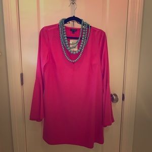 Topshop pink flare sleeve dress- tags still on