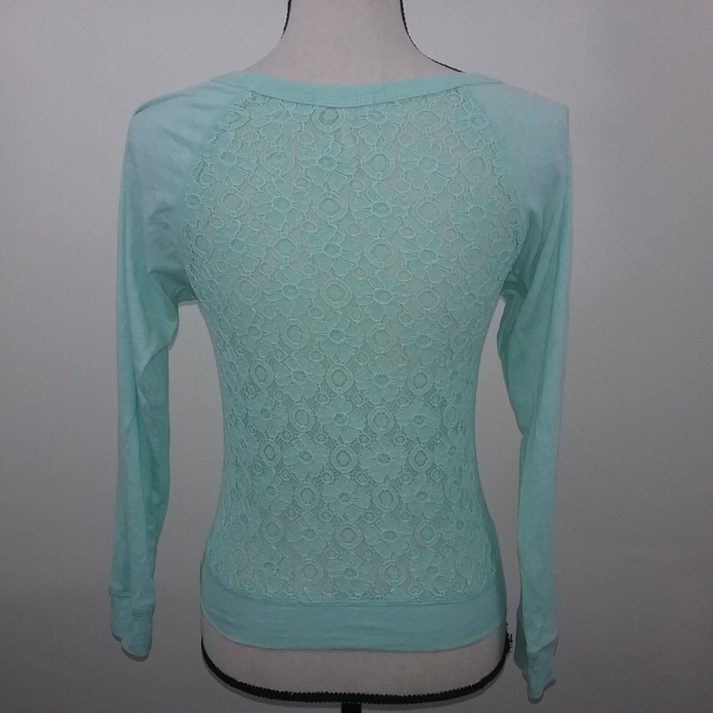 Kirra Womens Teal Long Sleeve Top Size XS (A22) - Picture 3 of 4