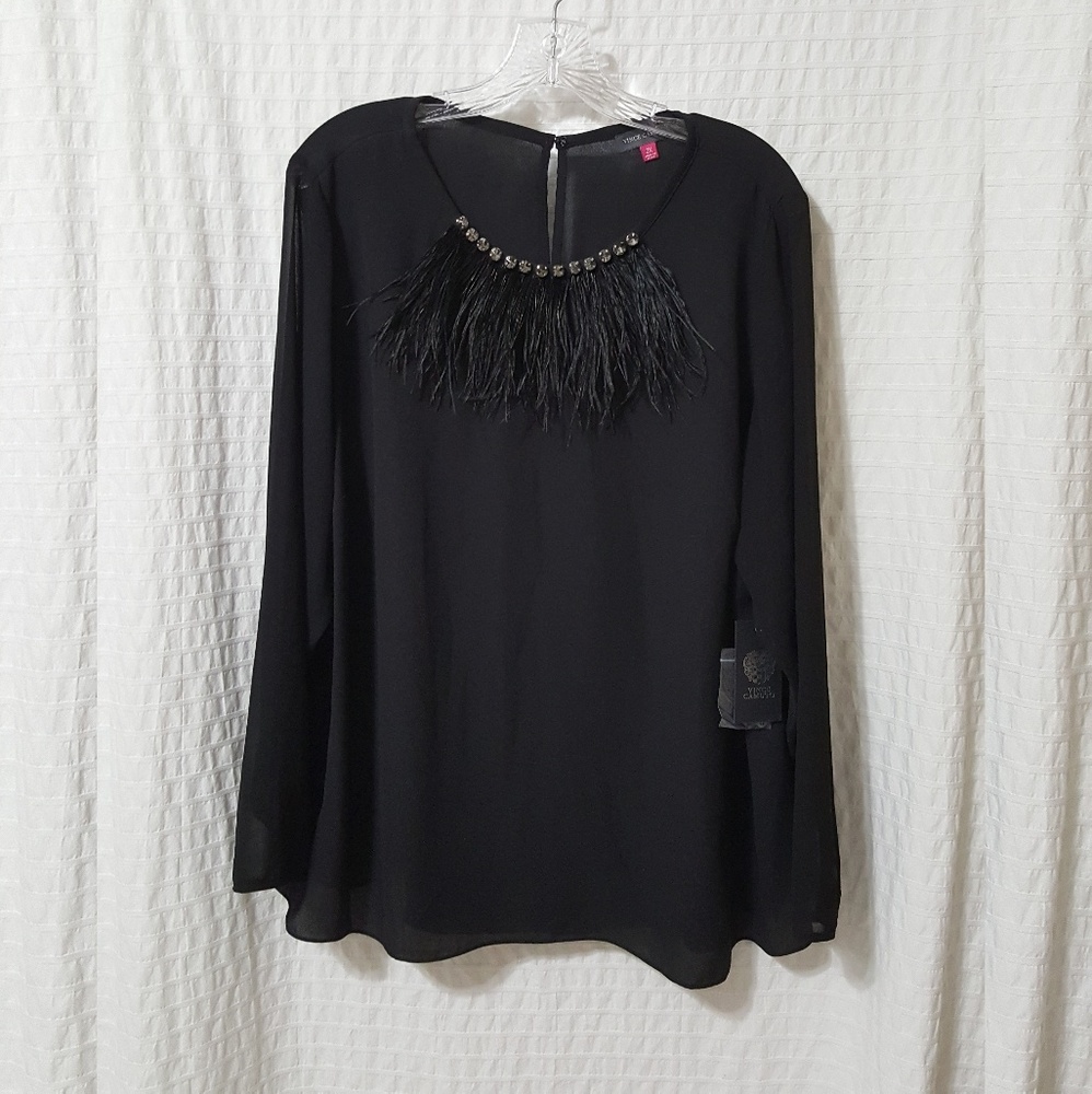 Vince Camuto Sheer Blouse
