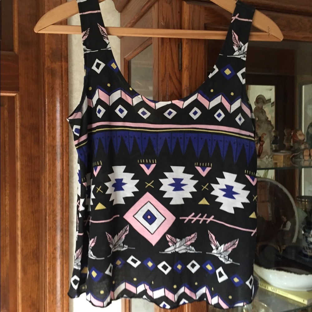 Forever 21 Aztec Crop Top