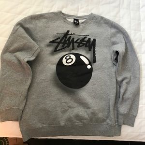 Stussy 8 Ball Shadow Crewneck