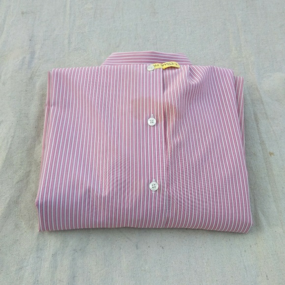 Perry Ellis Solid Slim CVC Solid Dress Shirt - Picture 5 of 5