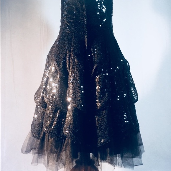 Betsey Johnson Rn 7775 Black Sequin Nye 