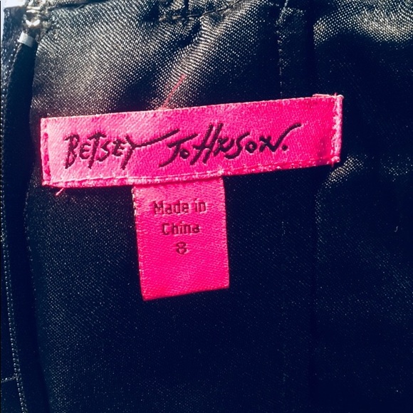 Betsey Johnson Rn 7775 Black Sequin Nye 