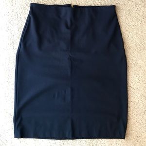 Women's Dark Blue Pencil Skirt sz 14 philosophy