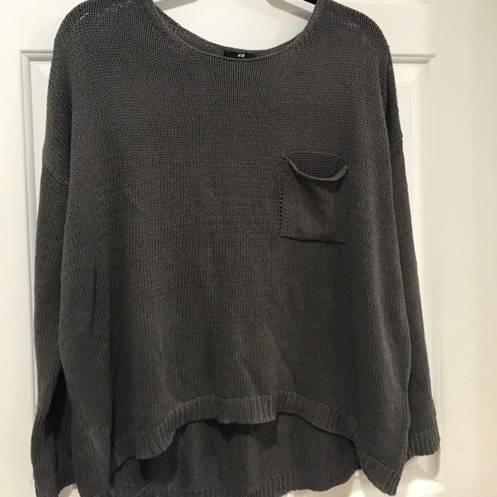 Gray sweater