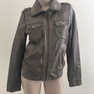 Faux Leather jacket NWOT