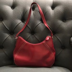 Liz Claiborne red clutch