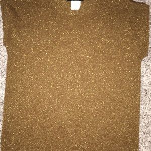 A lil bit of gold women’s sleeveless sweater