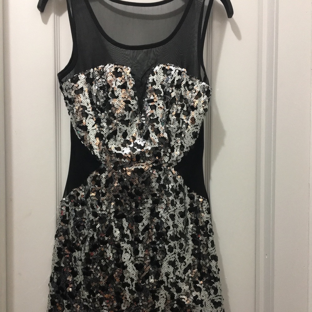 Sparkly, sequined party dress