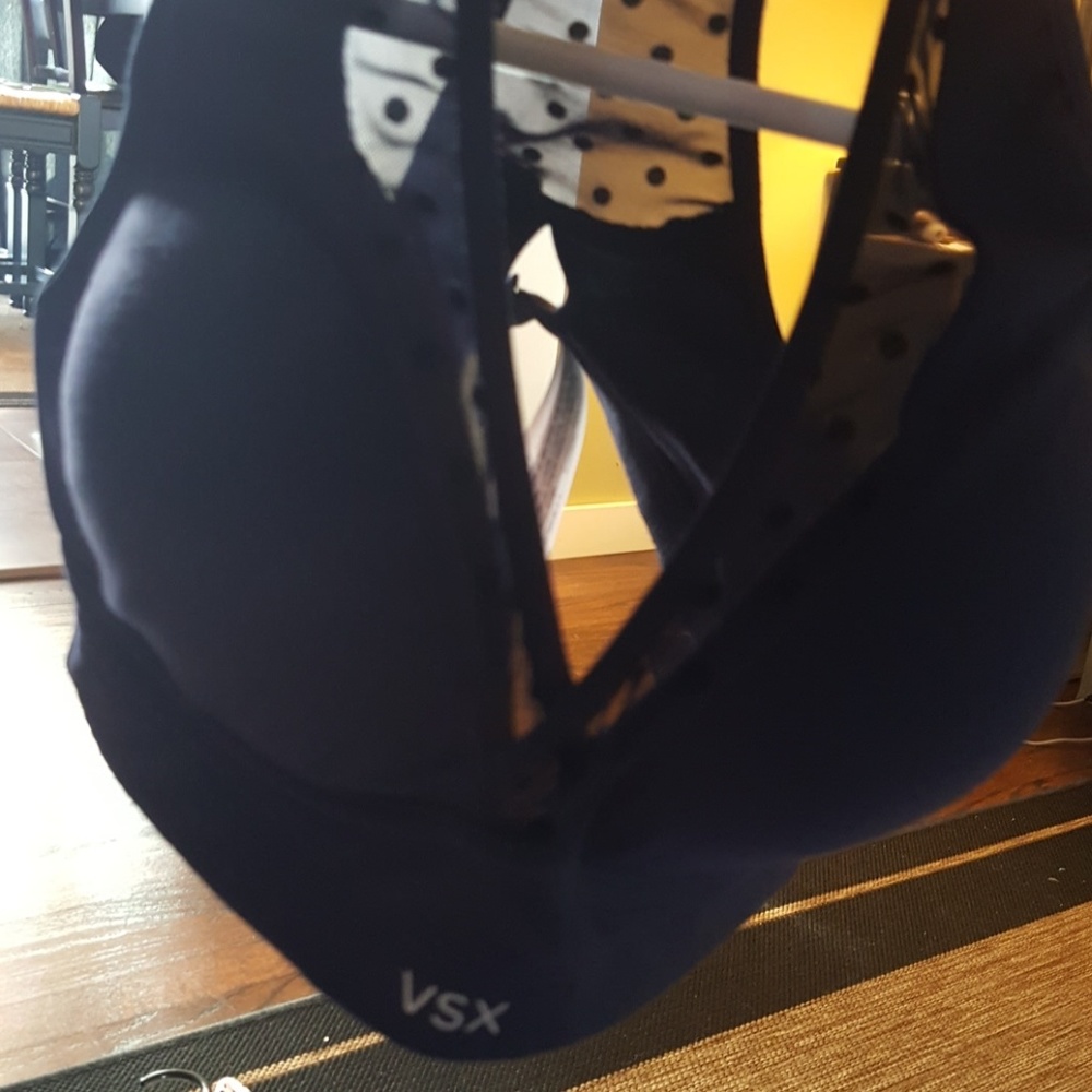 Dark blue Victoria's Secret sports bra