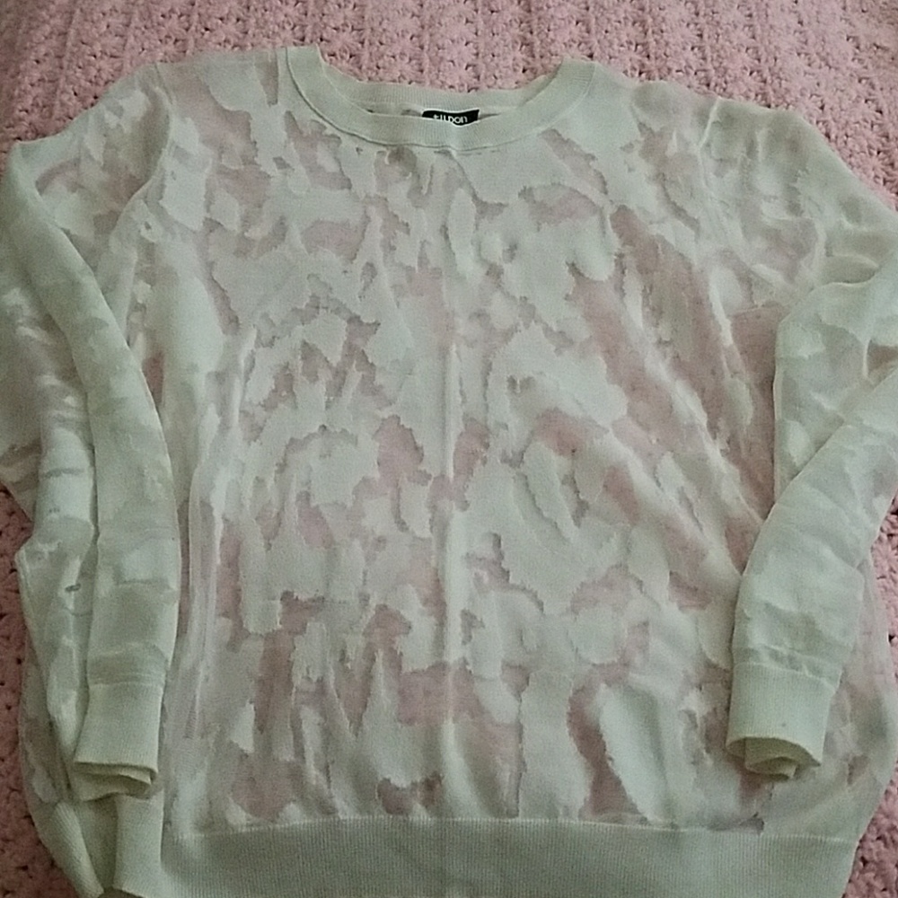♡Tildon sheer sweater.