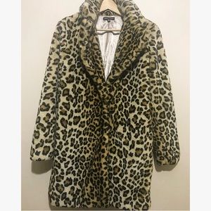 Faux Fur Leopard Coat 🐆