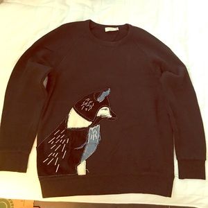 MAISON KITSUNÉ Fox Appliqué sweatshirt