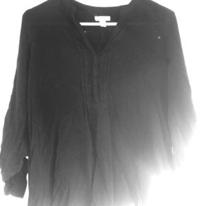 Old Navy Black Blouse! Wrinkly, but Perfect!