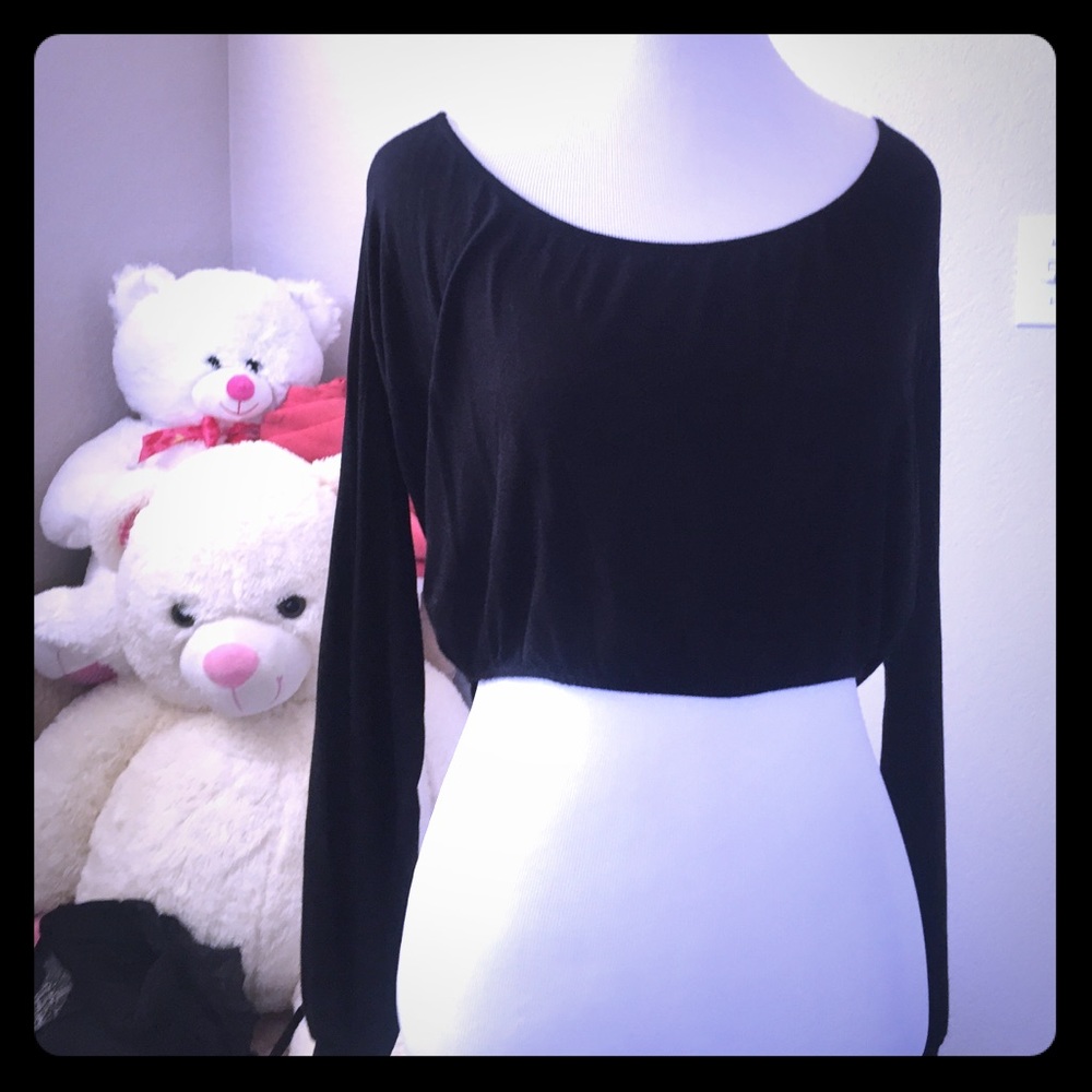 Bebe Backless Crop Top