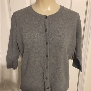 Light button down sweater