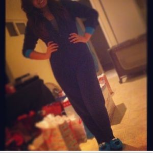 Cookie Monster PJ onesie